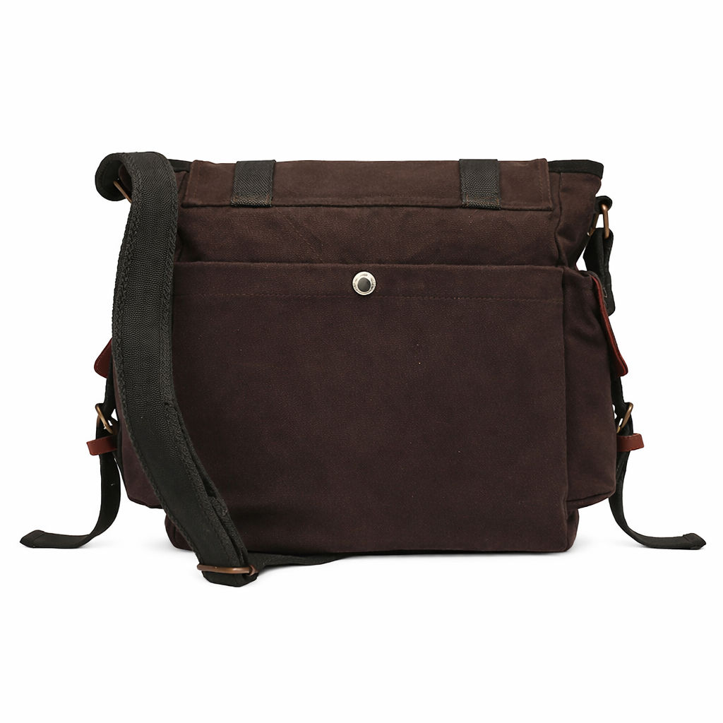 Brown Unisex Messenger Bag for Everyday Use 173
